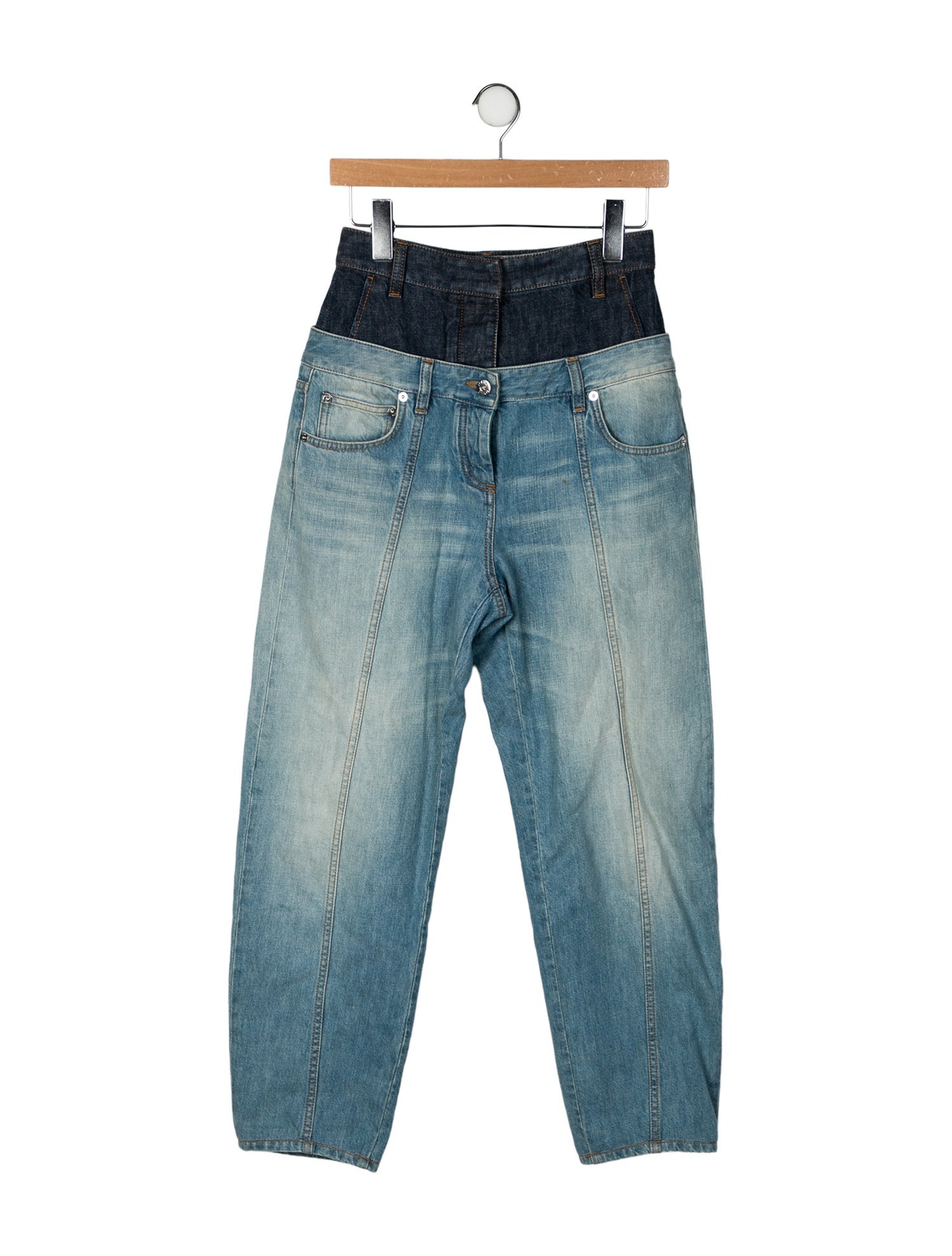 Loewe High-Rise Straight Leg Jeans