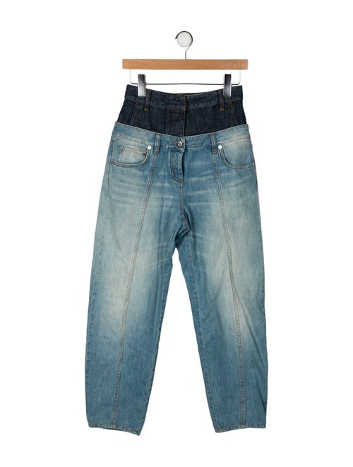 Loewe High-Rise Straight Leg Jeans