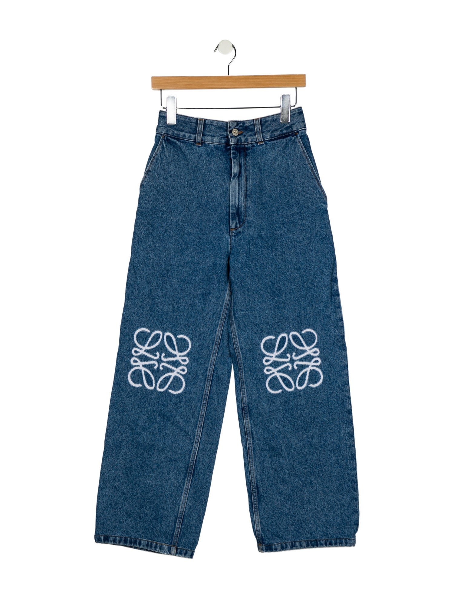 Loewe Anagram Wide Leg Jeans