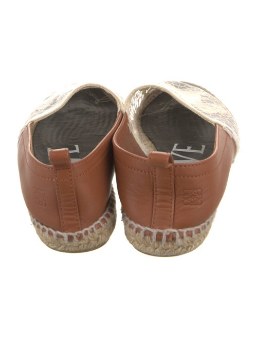 Loewe Leather Printed Espadrilles