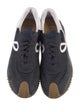 Loewe Suede Colorblock Pattern Sneakers