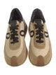 Loewe Suede Colorblock Pattern Sneakers