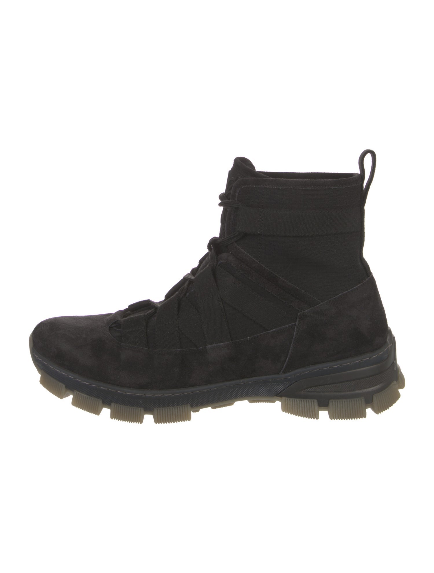 Loewe Suede Lace-Up Boots