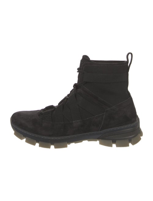 Loewe Suede Lace-Up Boots