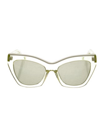 Loewe Cat-Eye Mirrored Sunglasses