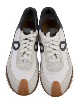 Loewe Suede Printed Sneakers
