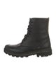 Loewe Leather Combat Boots