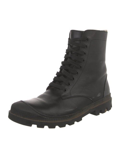 Loewe Leather Combat Boots