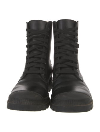 Loewe Leather Combat Boots