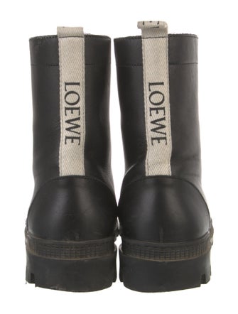 Loewe Leather Combat Boots