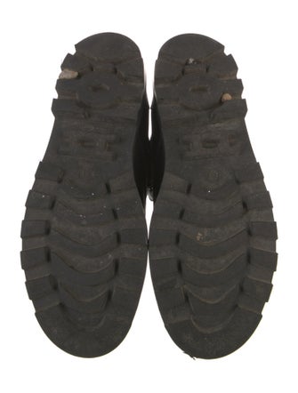 Loewe Leather Combat Boots