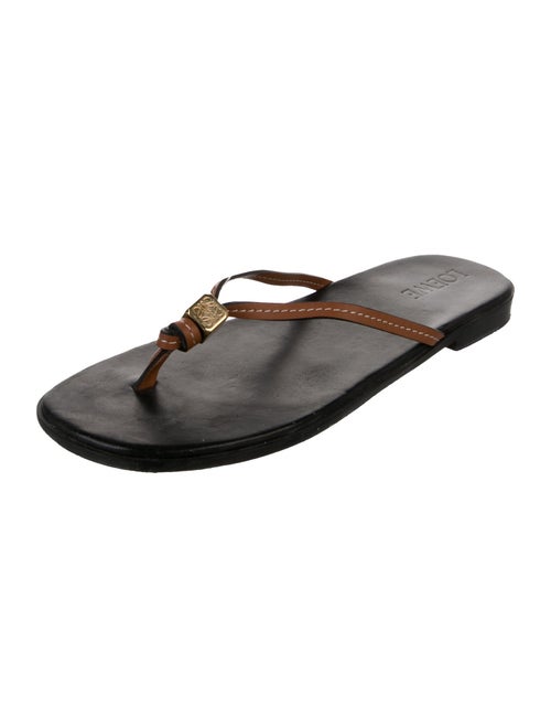 Loewe Leather Flip Flops