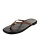 Loewe Leather Flip Flops