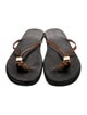 Loewe Leather Flip Flops