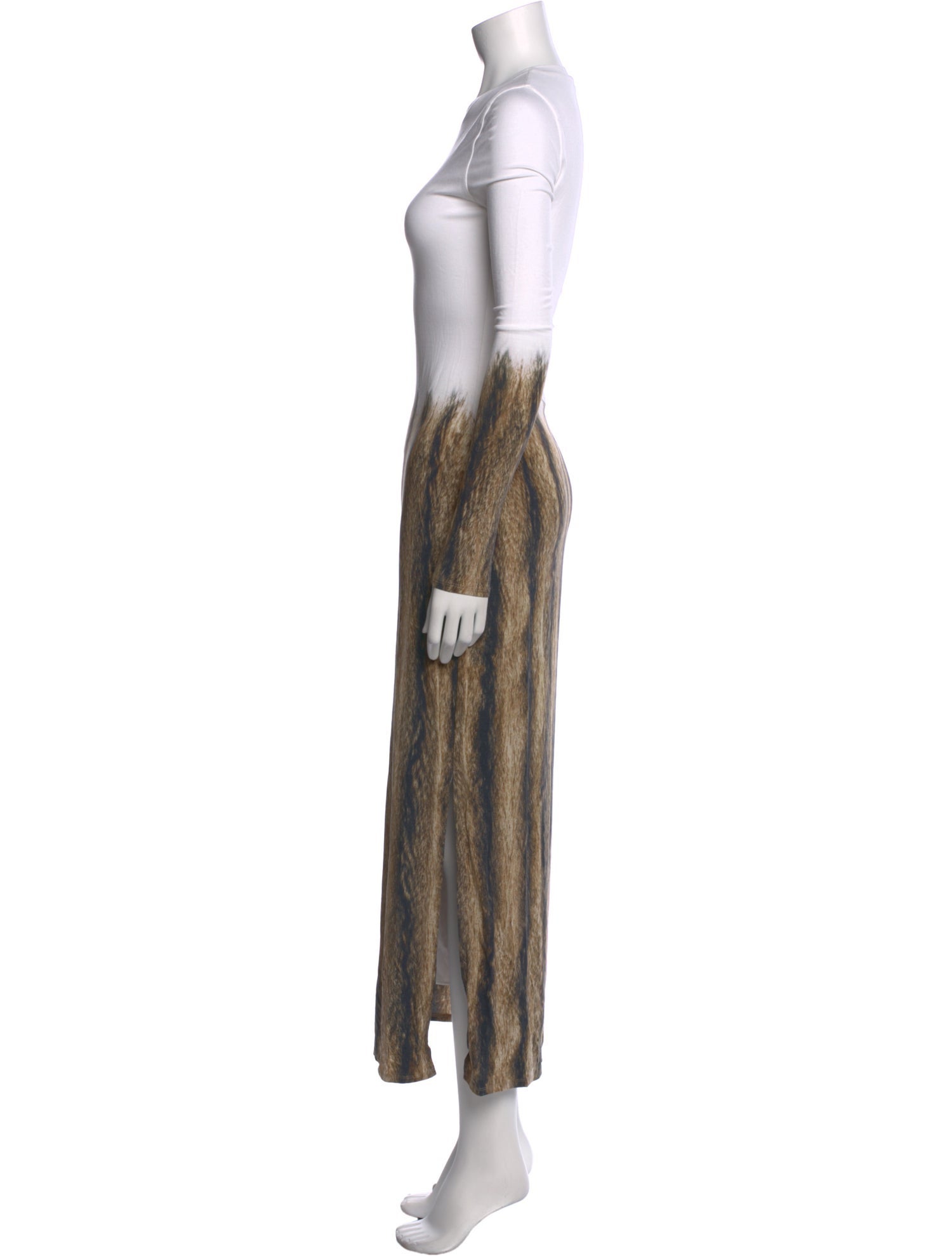 Loewe Scoop Neck Long Dress