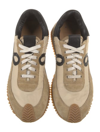 Loewe Suede Printed Sneakers
