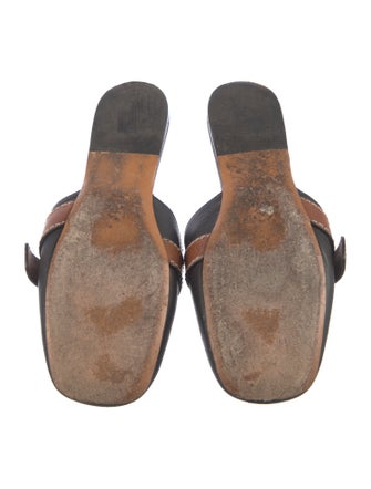 Loewe Leather Mules