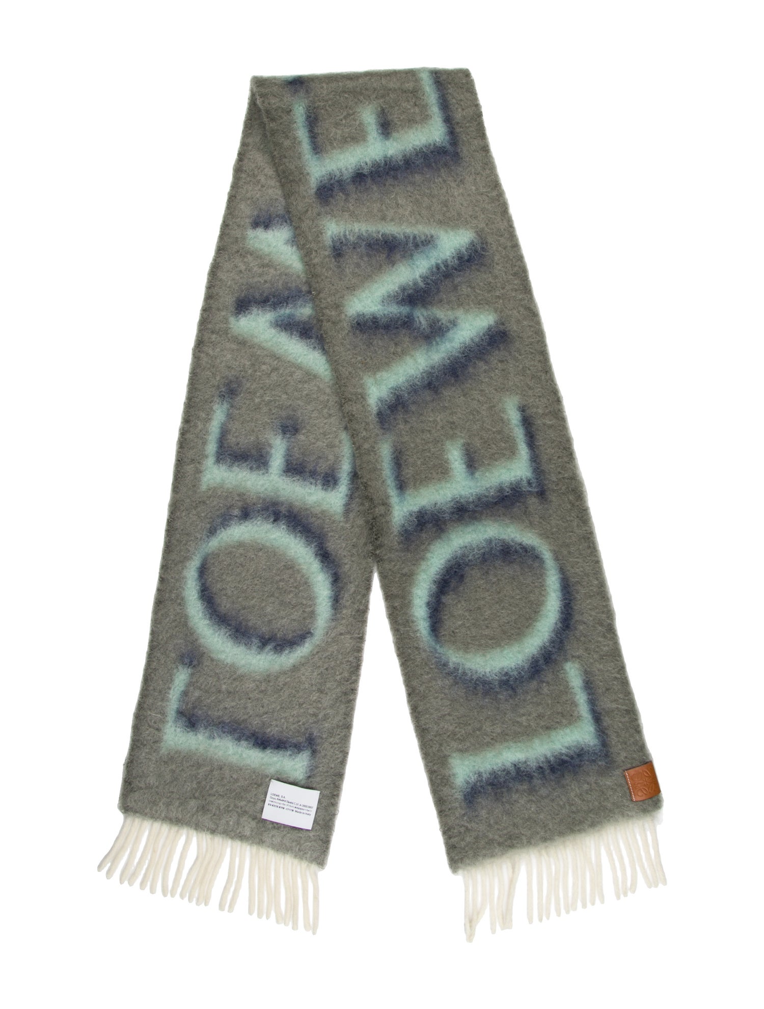 Loewe Wool Printed Scarf