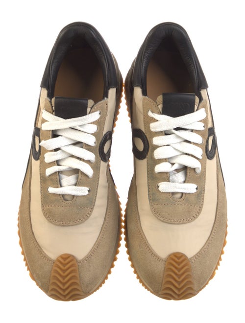 Loewe Suede Printed Athletic Sneakers