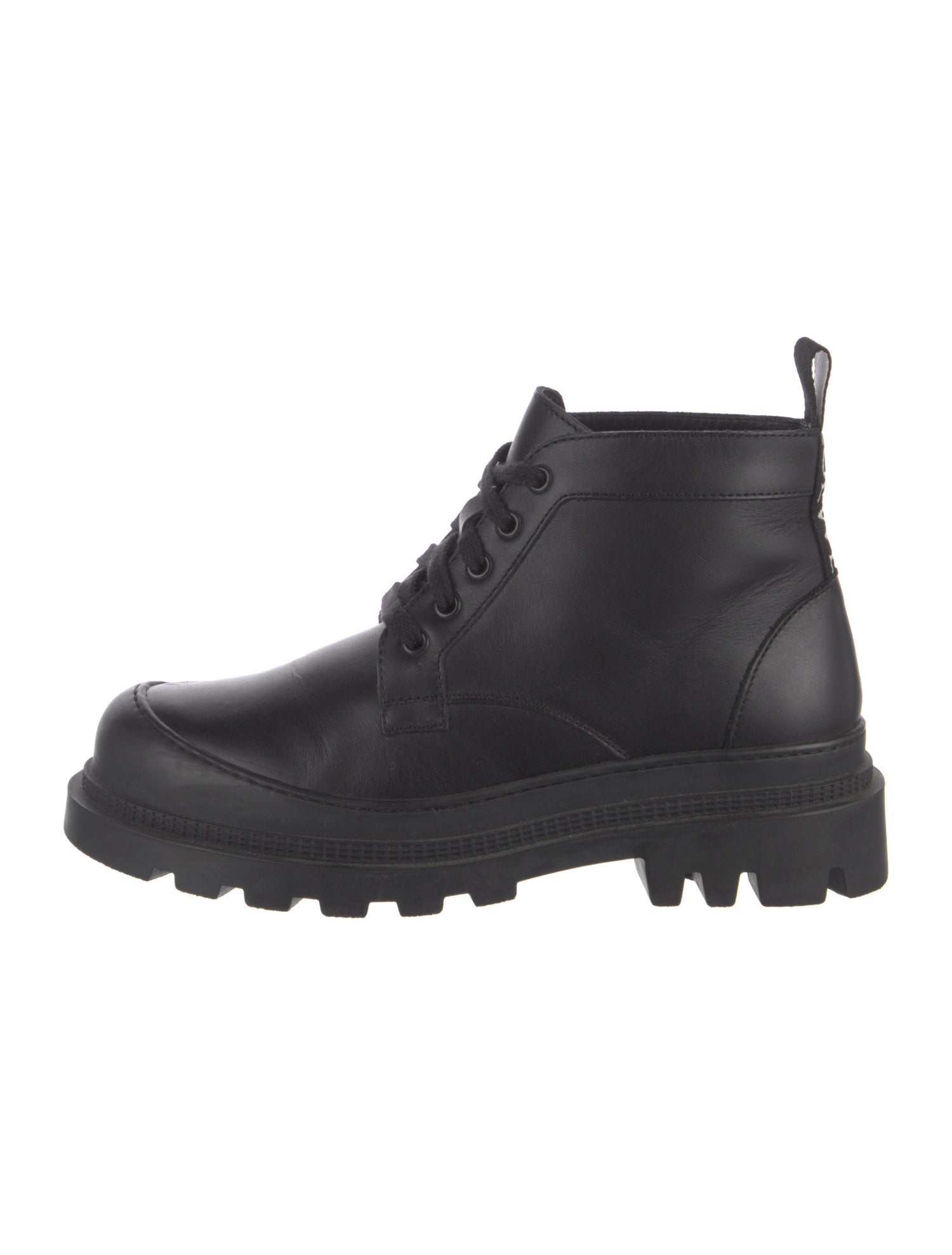 Loewe Leather Combat Boots