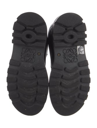 Loewe Leather Combat Boots