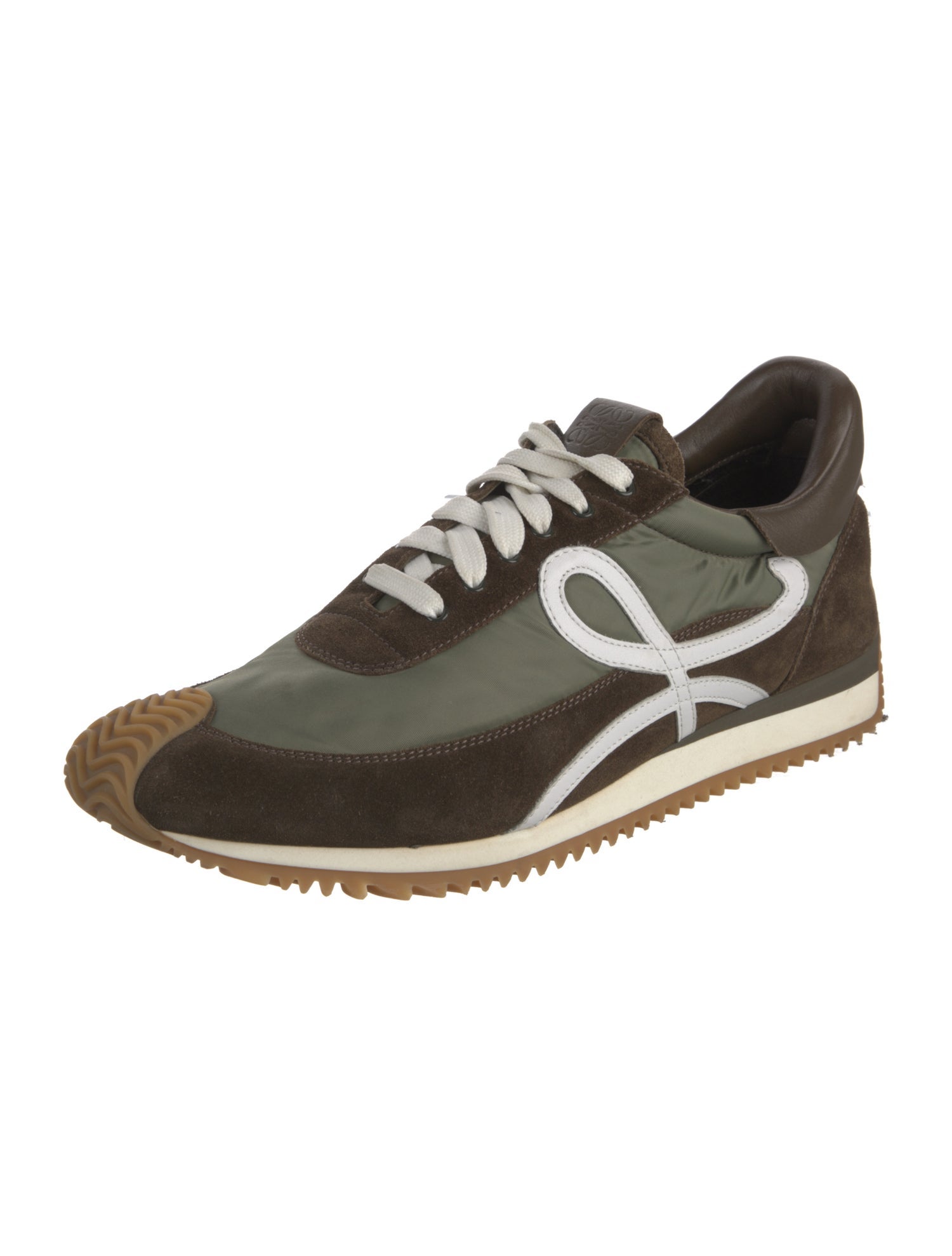 Loewe Suede Printed Sneakers