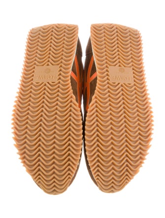 Loewe Suede Printed Sneakers