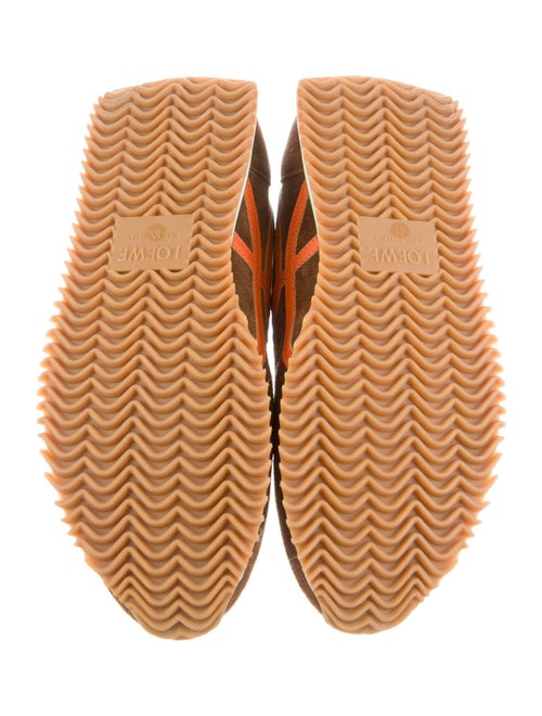 Loewe Suede Printed Sneakers