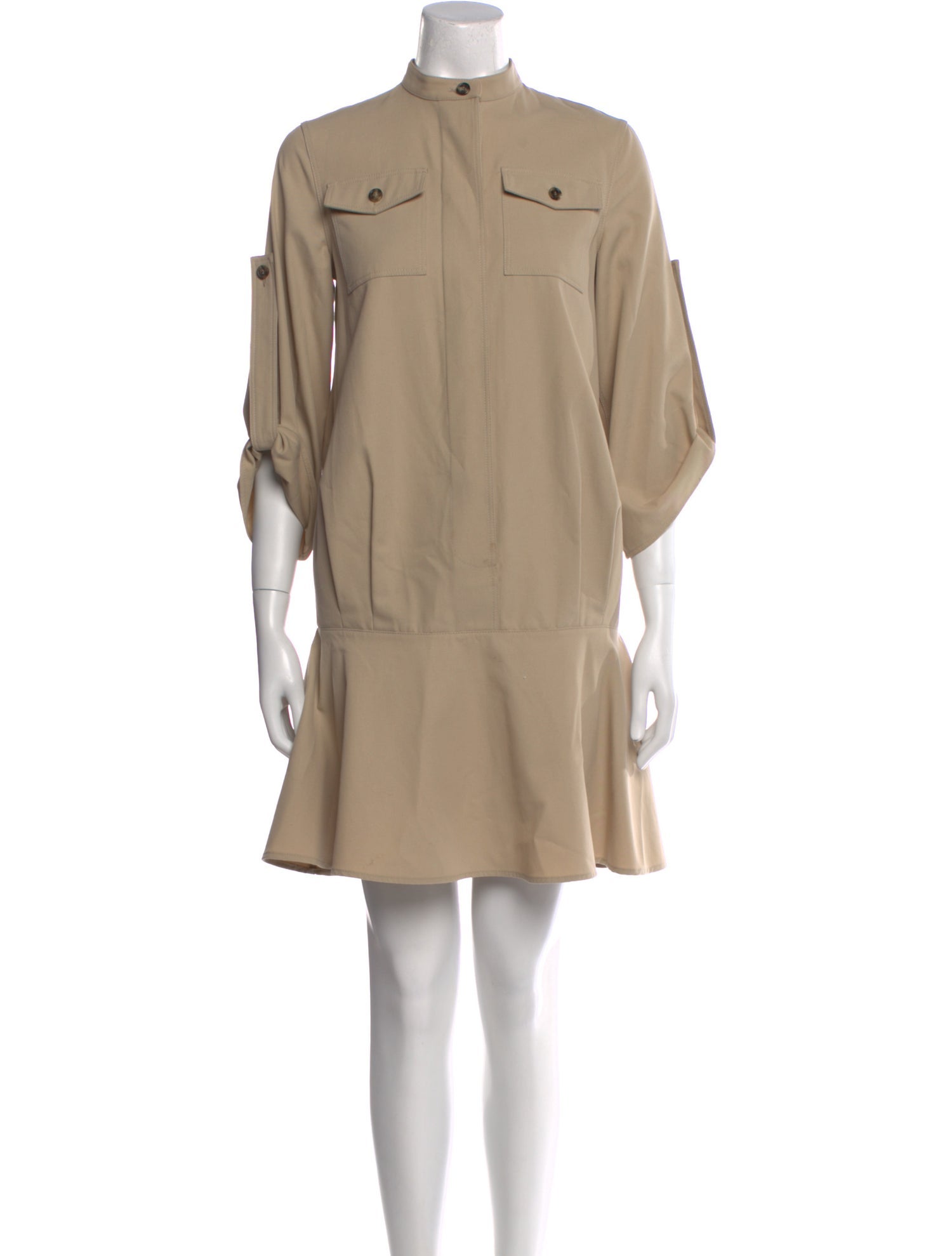 Loewe Mock Neck Mini Dress