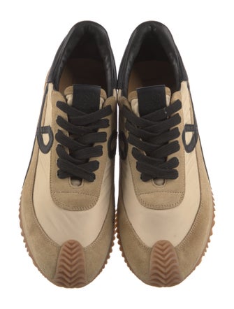 Loewe Suede Printed Sneakers