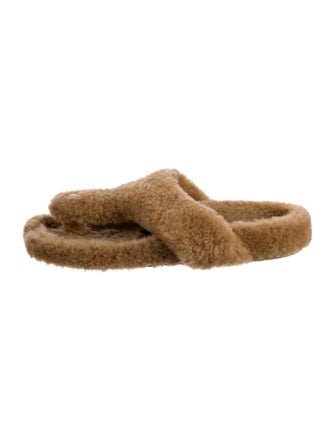 Loewe Shearling Slides
