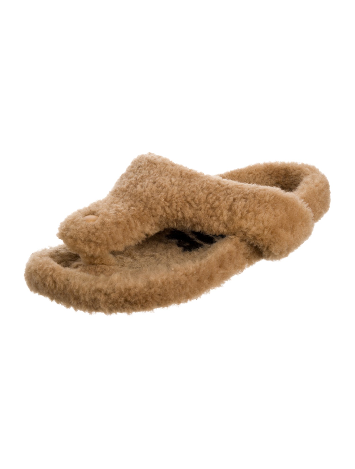 Loewe Shearling Slides