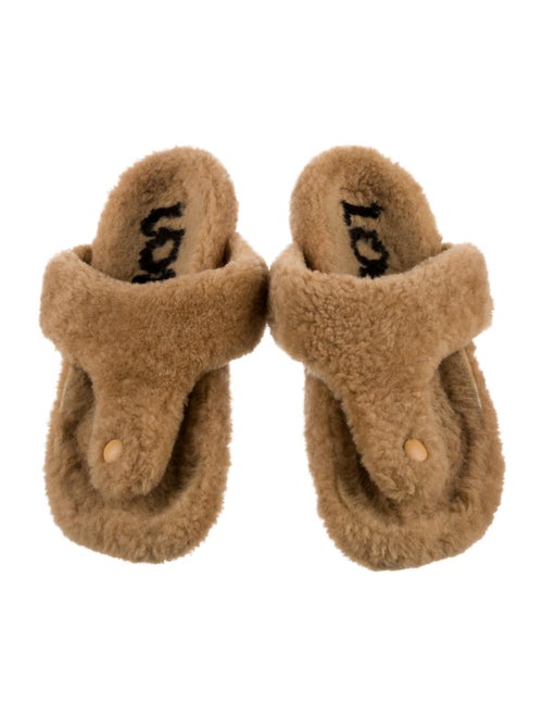 Loewe Shearling Slides