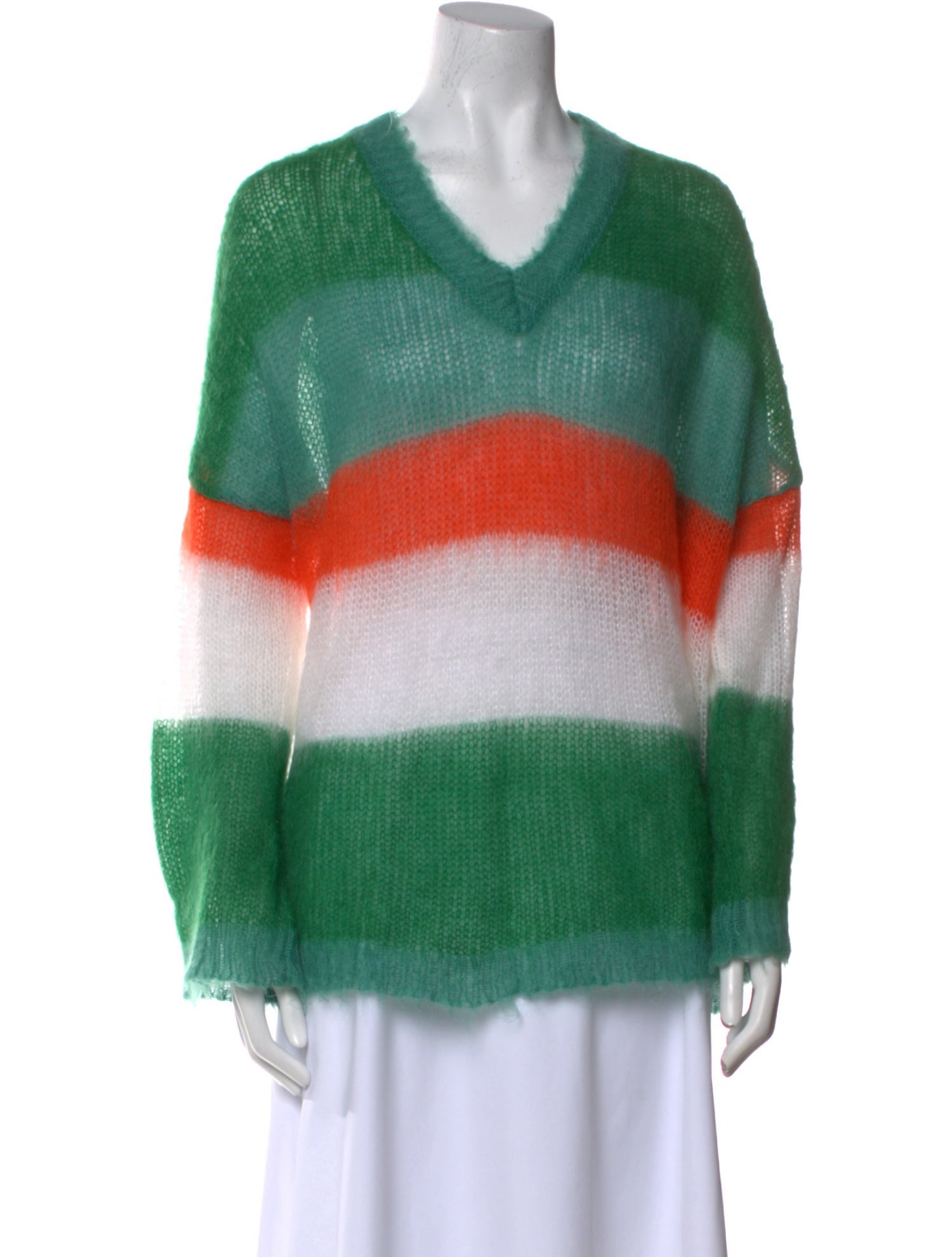Loewe Mohair Striped Sweater