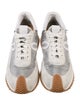 Loewe Suede Colorblock Pattern Sneakers
