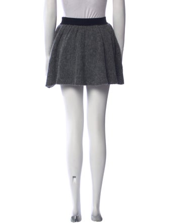 Loewe Wool Mini Skirt
