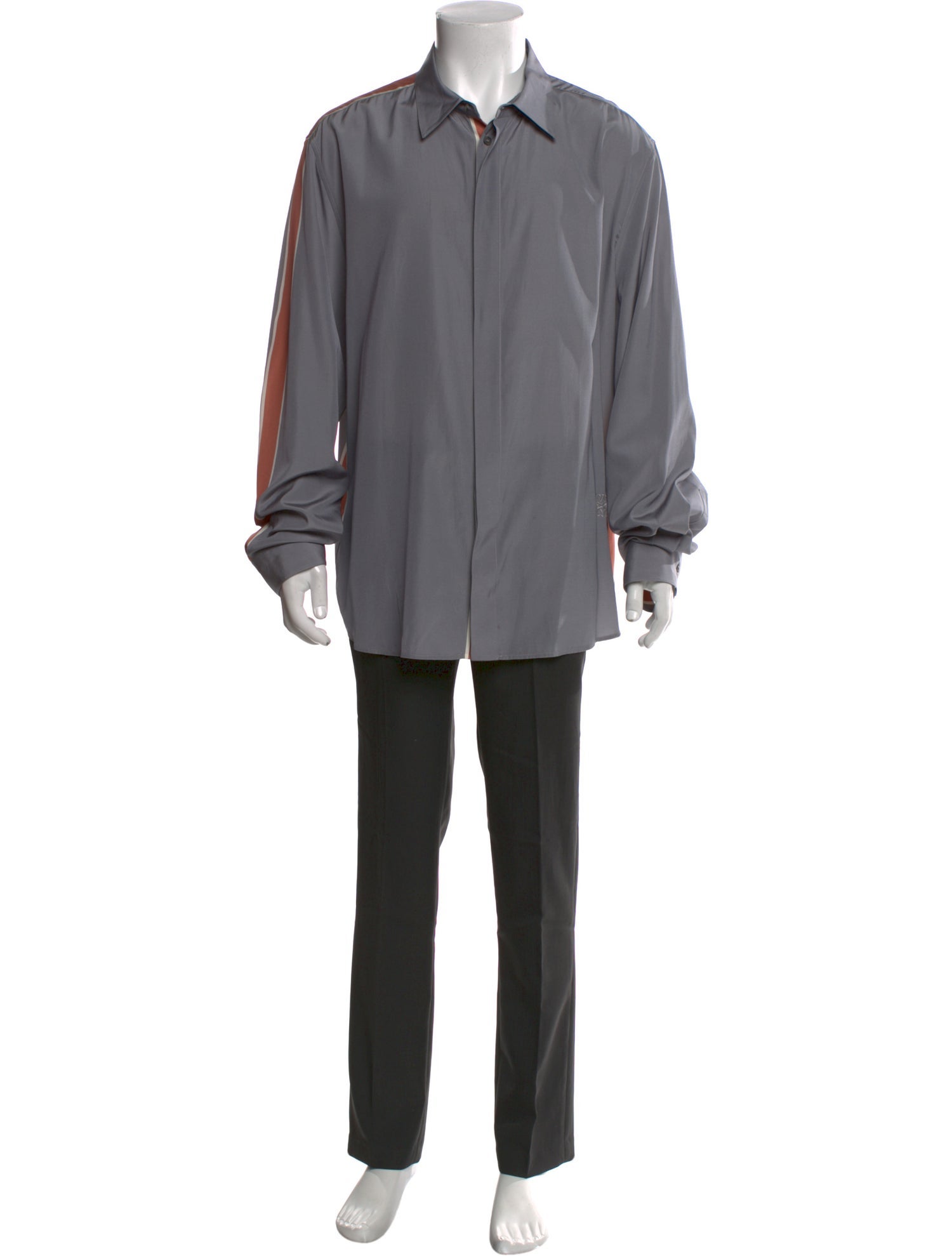 Loewe Silk Long Sleeve Dress Shirt