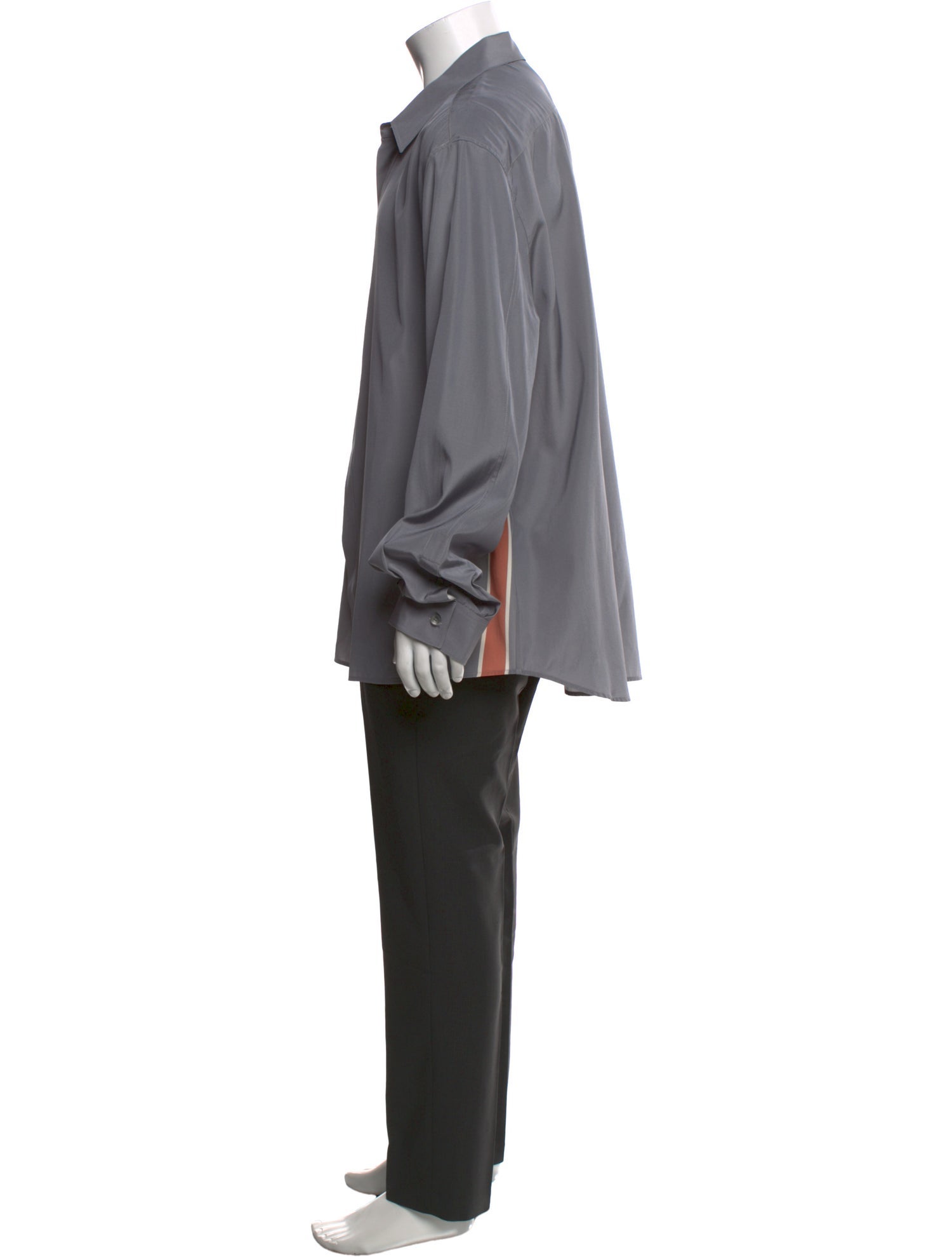 Loewe Silk Long Sleeve Dress Shirt