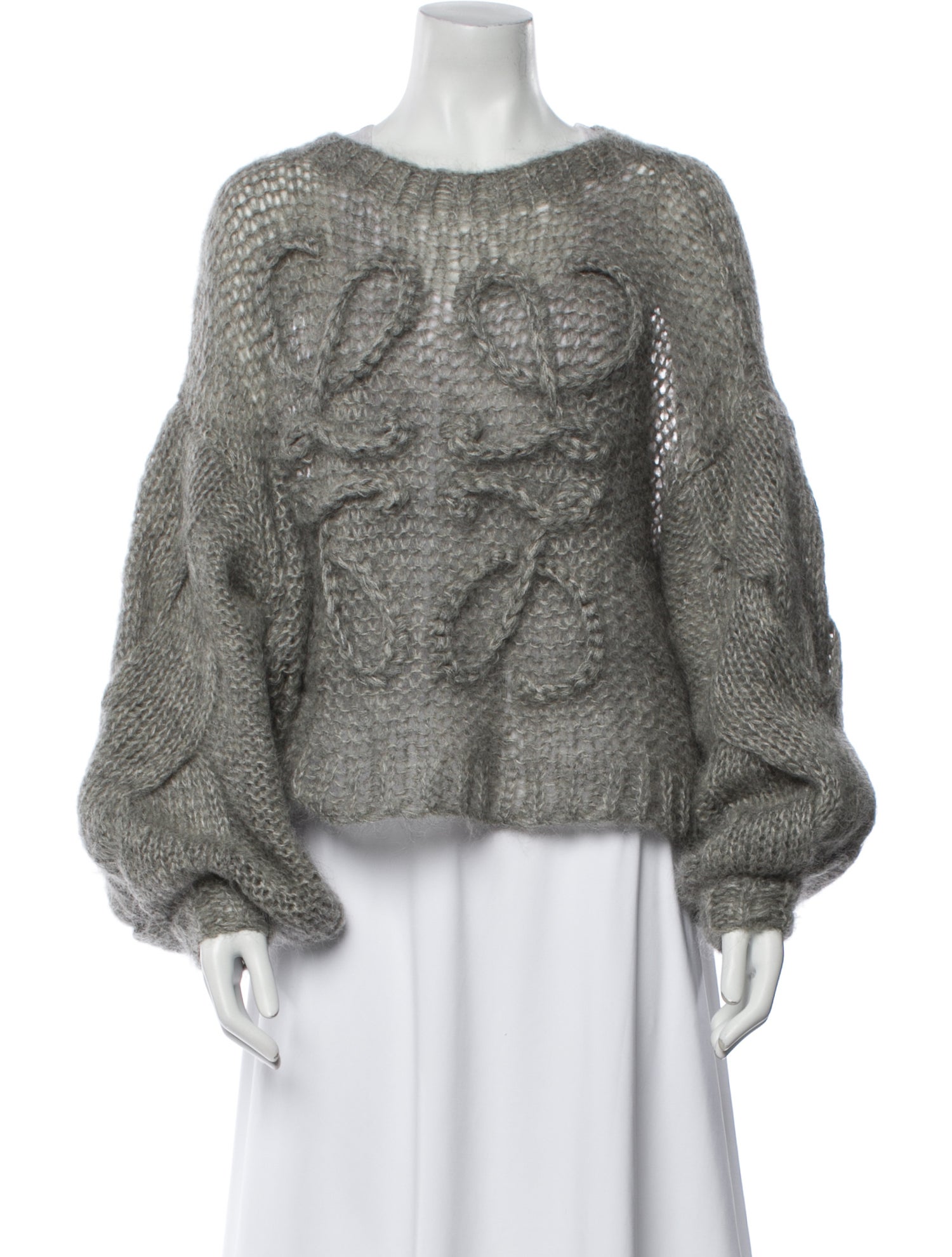 Loewe Mohair Bateau Neckline Sweater