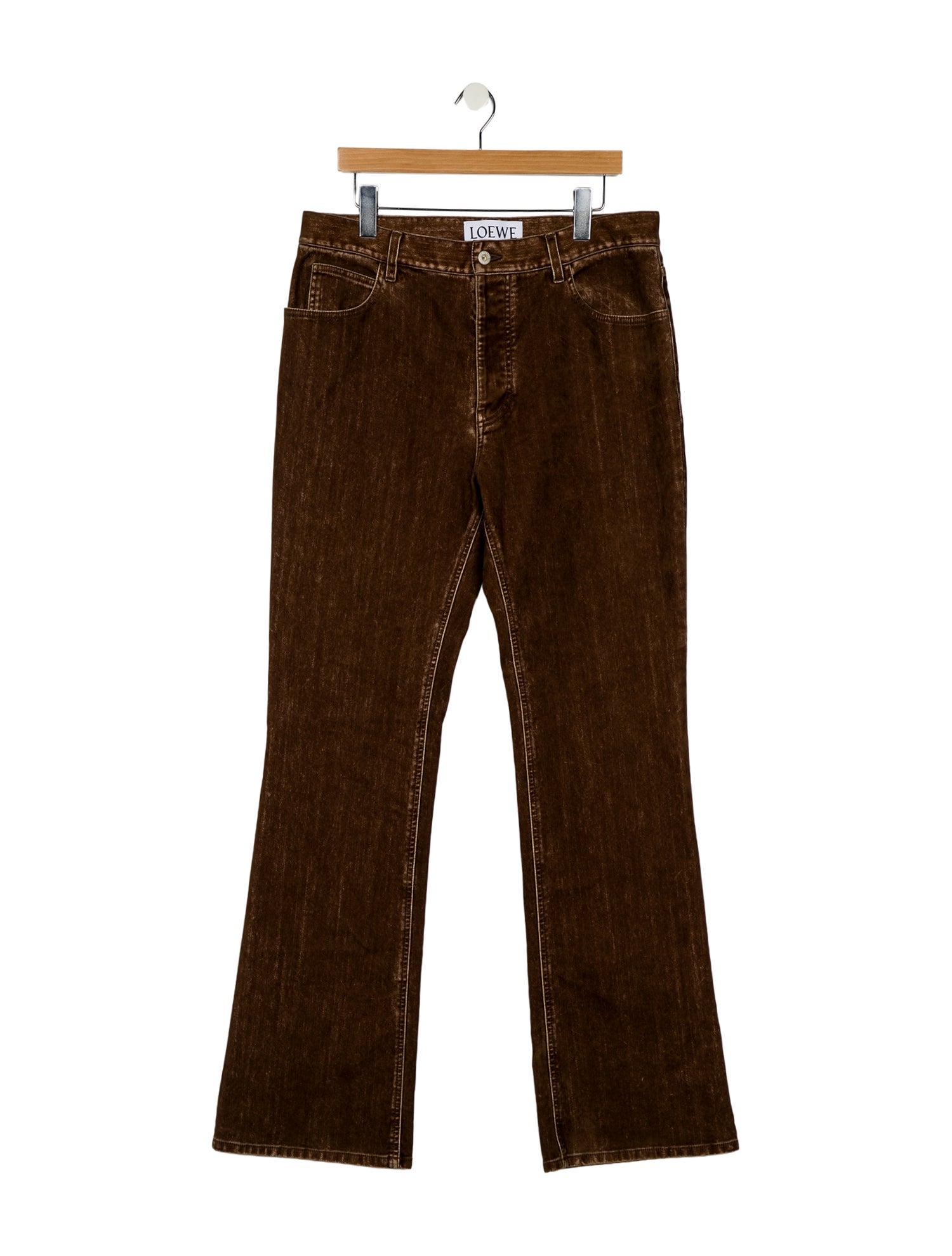 Loewe Signature Logo Bootcut Jeans