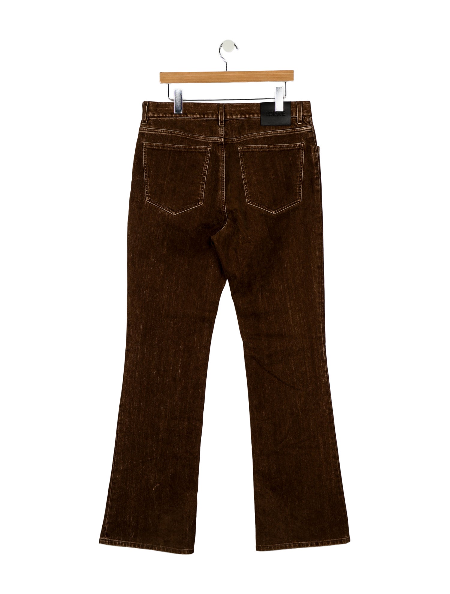 Loewe Signature Logo Bootcut Jeans