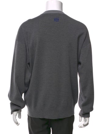 Loewe Wool Colorblock Pattern Pullover