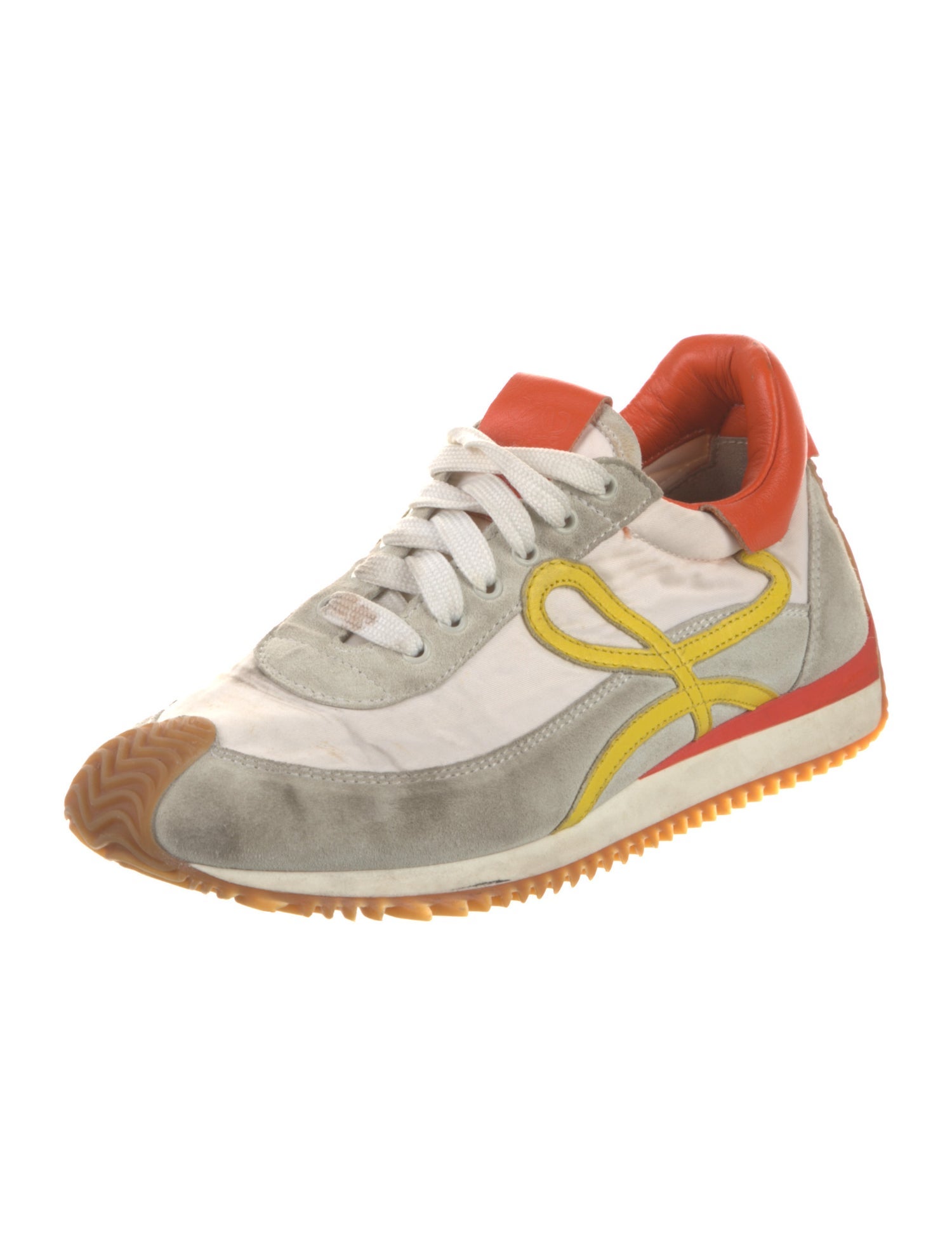 Loewe Suede Printed Sneakers