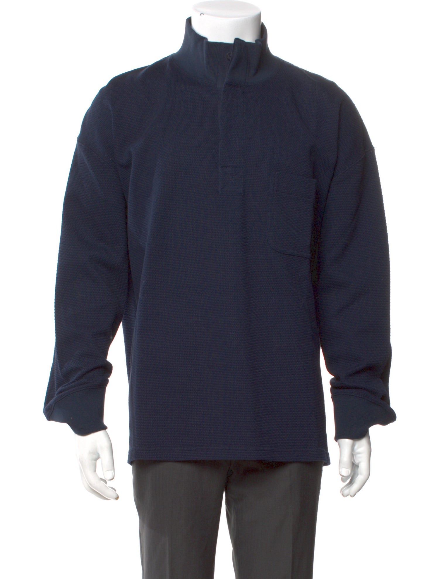 Loewe Turtleneck Long Sleeve Henley w/ Tags