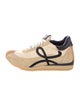 Loewe Suede Colorblock Pattern Sneakers