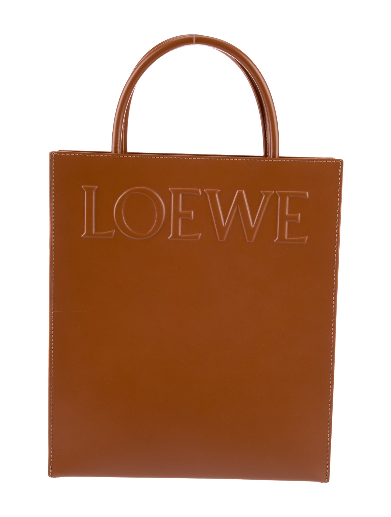 Loewe Leather Shopper North South w/ Tags
