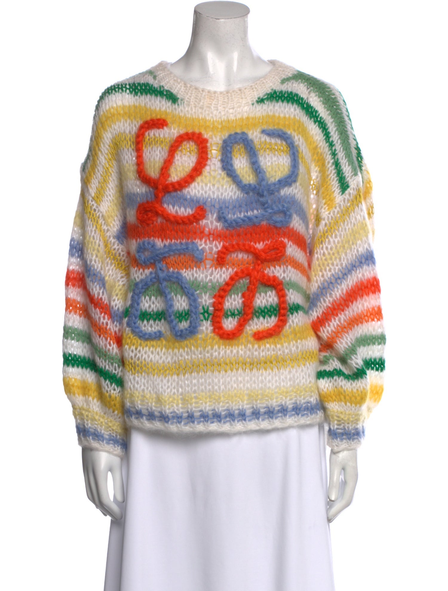 Loewe Mohair Printed Sweater