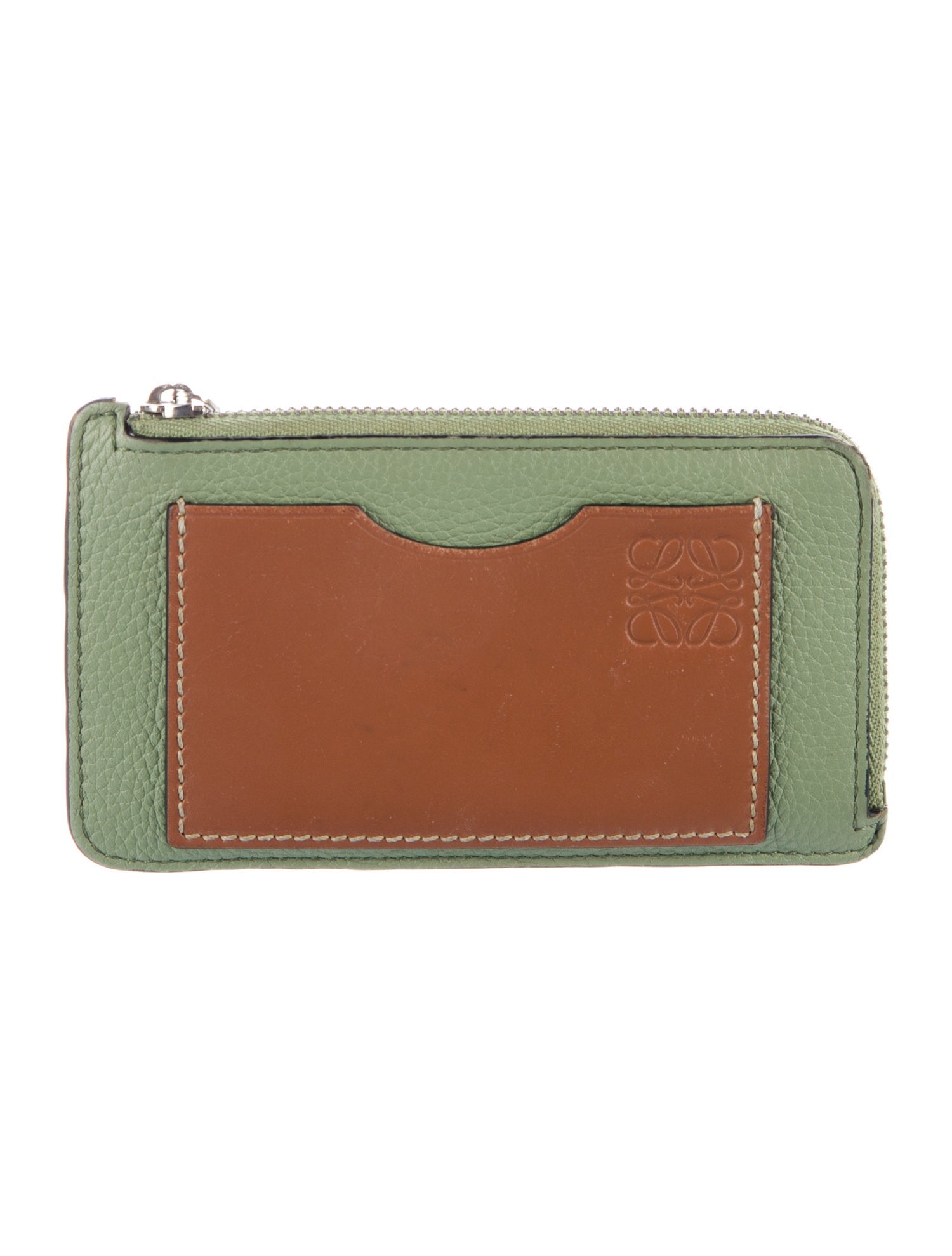 Loewe Anagram Coin Purse Leather Wallet