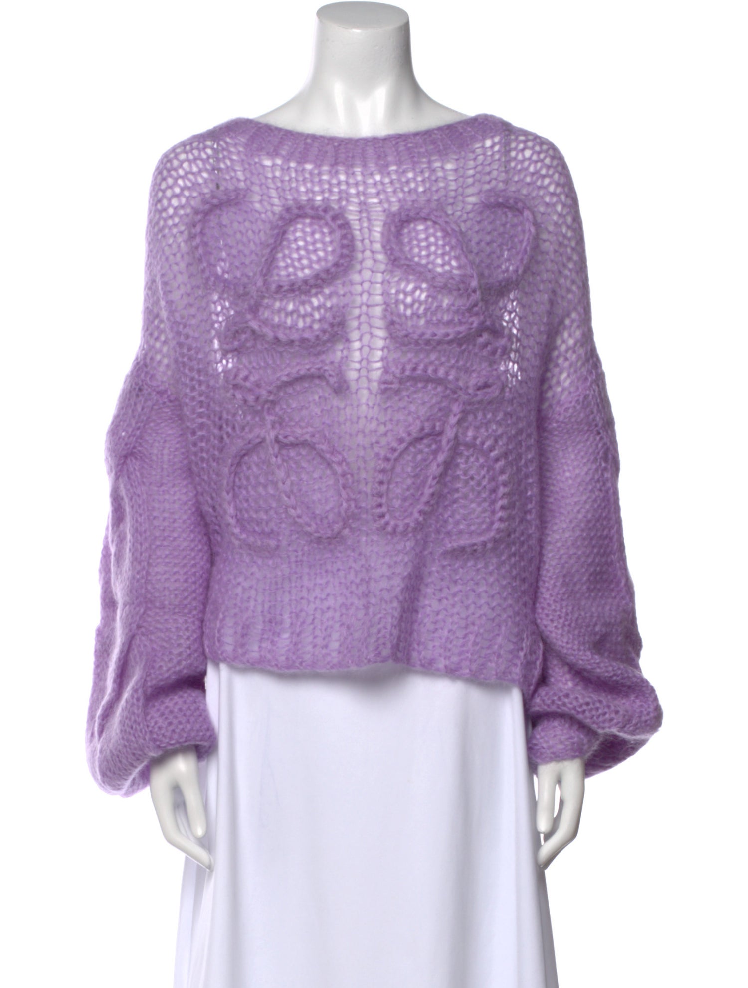 Loewe Mohair Scoop Neck Sweater
