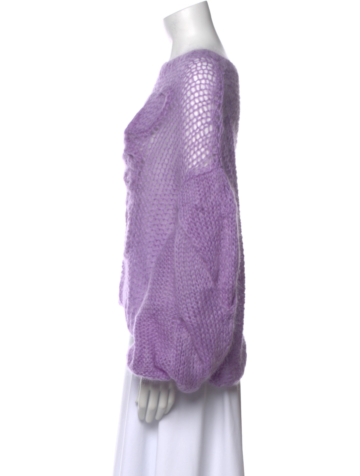 Loewe Mohair Scoop Neck Sweater